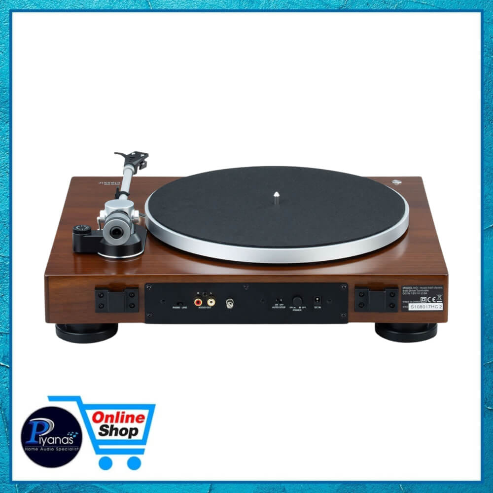 เครื่องเล่นแผ่นเสียง MUSIC HALL : CLASSIC (พร้อมหัวเข็ม MUSIC HALL รุ่น SPIRIT MM) (DARK WALNUT)
